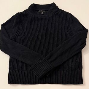 Banana Republic Black Mockneck Sweater